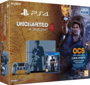 Pack PS4 1 To + Uncharted 4