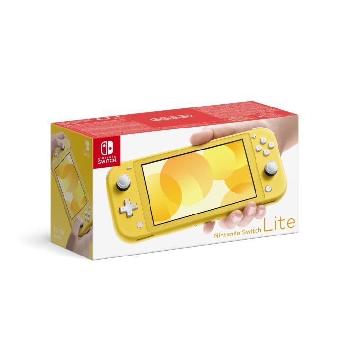 Nintendo Switch Lite Jaune - Achat jeux video Maroc 