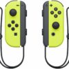 Paire-manettes Joy-Con-NintendoSwitch-jaune-neon-