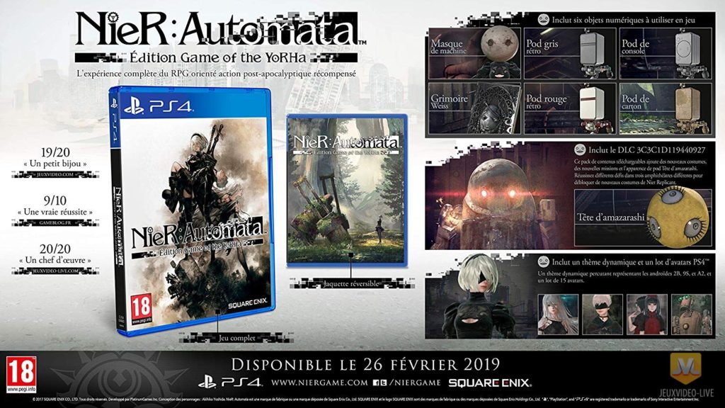 Nier Automata Game of The Yorha Edition - PS4 ( GOTY ) - Achat