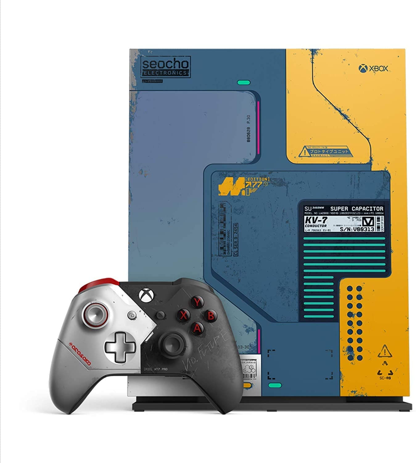 Console XBOX ONE X Edition Limitée Cyberpunk 2077 Achat jeux video