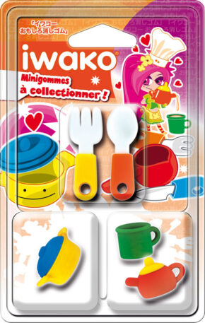 IWAKO 3 Mini gommes Ustensiles de cuisine