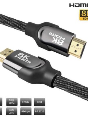 Câble HDMI 2.1 8K 4K 2K Ultra Haute vitesse 48Gbps 120Hz