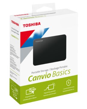 Toshiba Canvio Ready 1TB Portable External Hard Drive 2.5 Inch USB 3.0 – Black