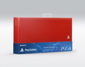 Custom Faceplate Red pour Console PS4