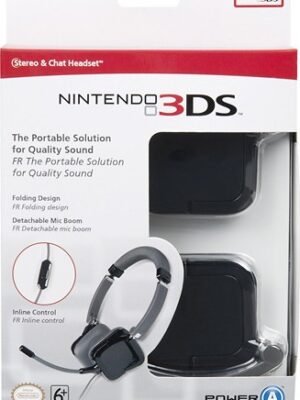 Micro-casque stéréo pour Nintendo 3DS - noir