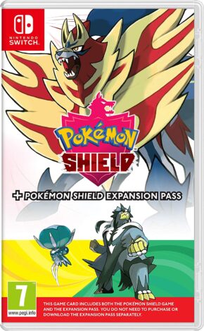 Pokemon Shield + Expansion Pass (The Isle or Armor + The Crown Tundra) Nintendo Switch Game