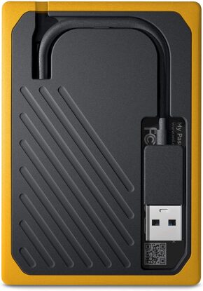 WD – My Passport Go 1TB – Disque SSD Portable – Amber