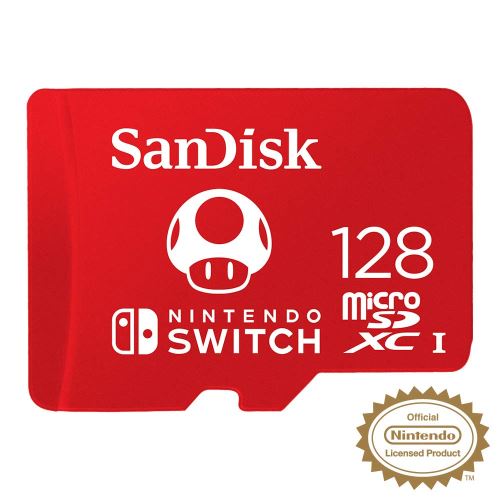 Carte microSDXC SanDisk 128 GB - Nintendo Switch - Achat jeux video Maroc 