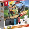 Pack Nintendo Switch V2 Ring Fit Adventure Edition Limitée Rouge et Bleu Néon