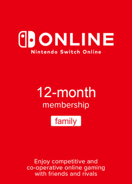 Abonnement Nintendo 12 Mois (Famille) (Europe)