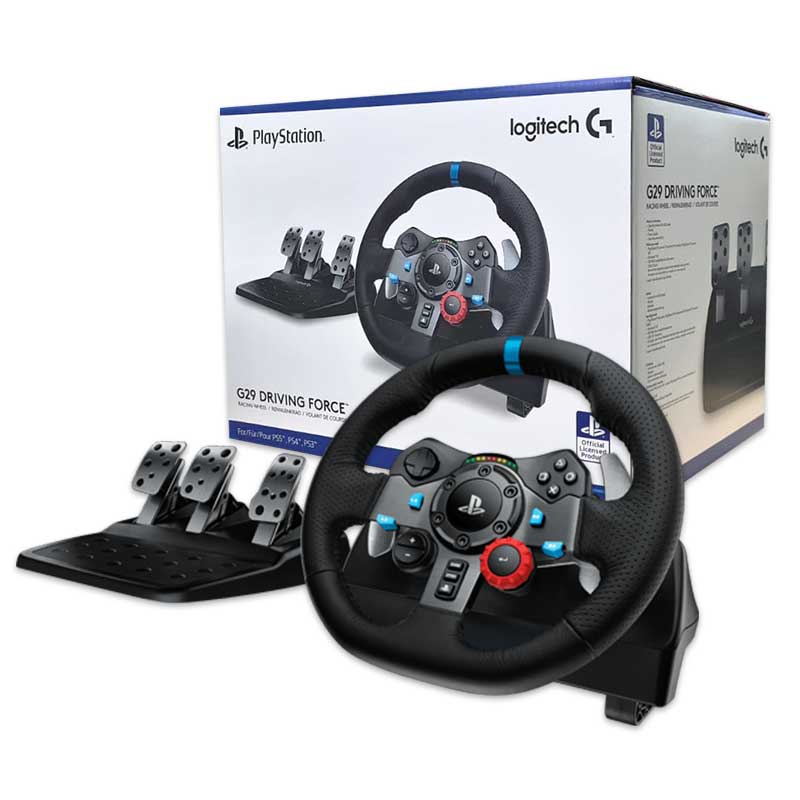 Volant et pédales Logitech G29 Driving Force pour PS4 et PS3 
