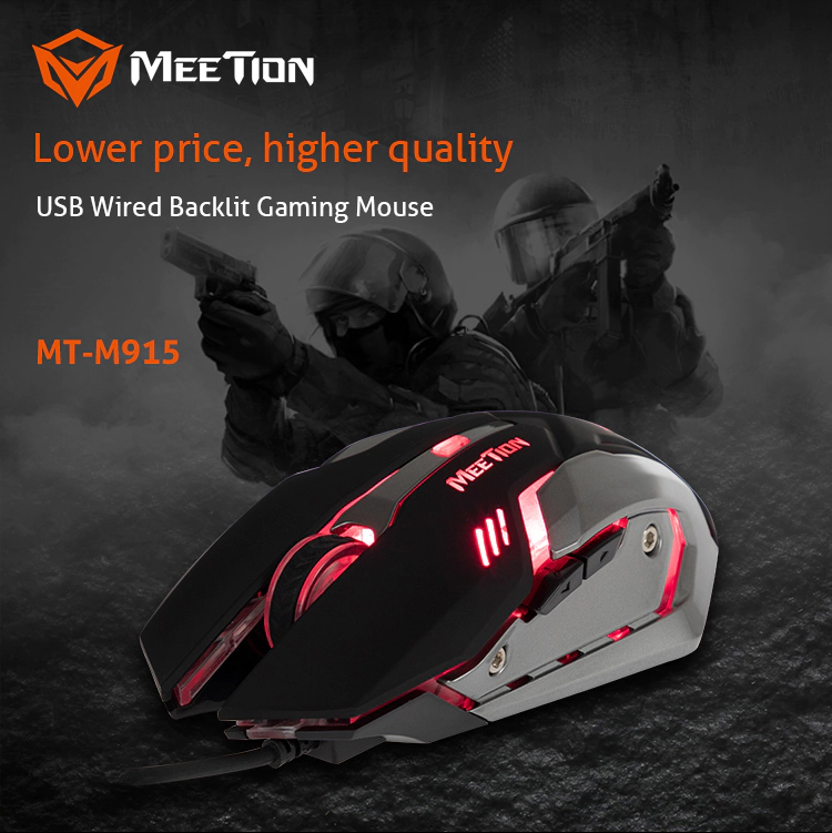Meetion multi button gaming mouse mt-m915