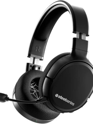 SteelSeries Arctis 1 Wireless - Wireless Gaming Headset - USB-C - Detachable Clearcast Microphone - for PC, PS5, PS4, Nintendo Switch, Android, Black