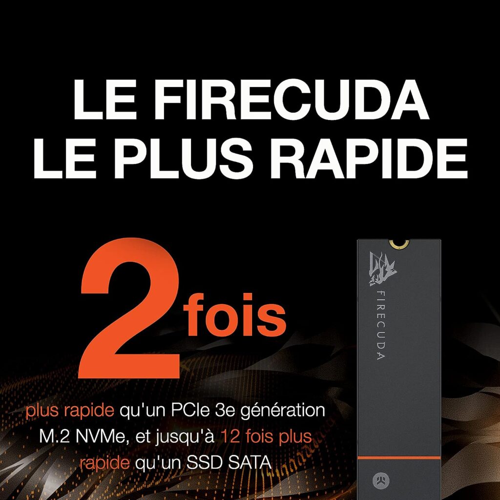 Seagate - FireCuda 530 1TB Internal SSD PCIe Gen 4 x4 NVMe with Heatsink for PS5