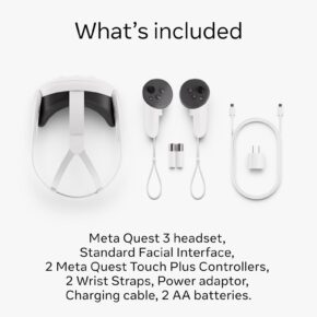 Meta Quest 3 128GB de casque et contrôleurs de réalité mixte tout-en-un