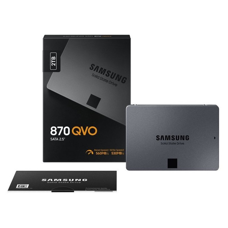 SAMSUNG 870 QVO SATA III SSD 2TB 2.5 MZ-77Q2T0B