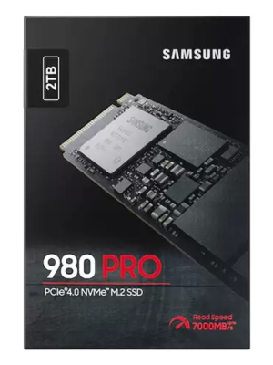 Samsung 980 PRO NVMe SSD, PCIe 4.0 M.2 - 2 TB (1)