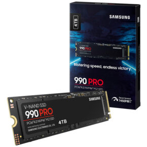 990 PRO Série NVMe SSD, PCIe 4.0 M.2 Type 2280 – 4 TB