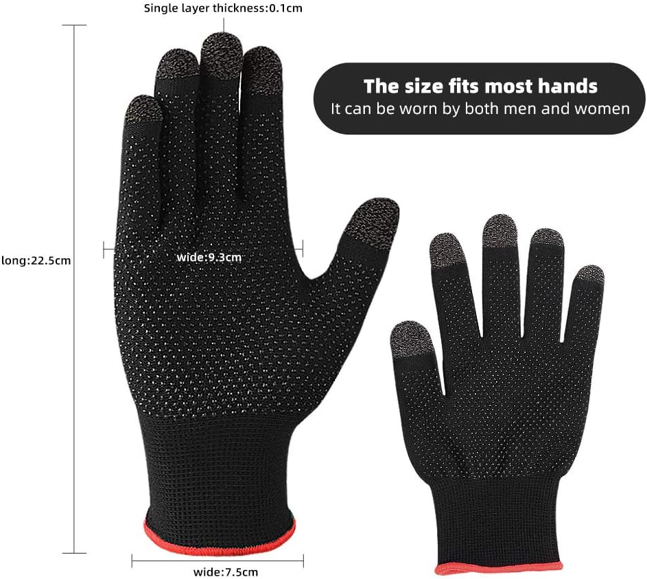 Gants Gaming Manchons De Doigts Gjinxi Pour Gaming - Anti-transpiration, Ultra-fins Pour écrans Tactiles - E-sport Anti Transpiration