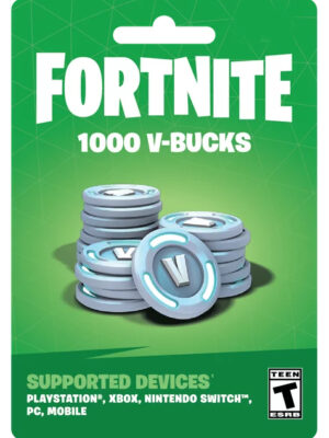 FORTNITE Digital V-Bucks 1000 -PlayStation/Xbox/Nintendo Switch/PC/Mobile [Digital Code]