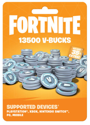 Fortnite – 13500 V-bucks Gift Card
