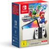 Console Nintendo Switch OLED Blanche + Super Mario Bros Wonder (Pré-installé) + Abonnement Nintendo Online 12 Mois