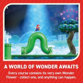 Console Nintendo Switch OLED Blanche + Super Mario Bros Wonder (Pré-installé) + Abonnement Nintendo Online 12 Mois