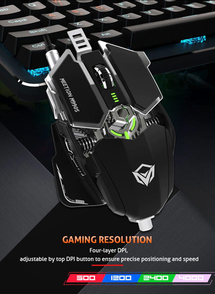 MEETION M990S - Souris Gaming programmable RGB - Achat jeux video Maroc ...