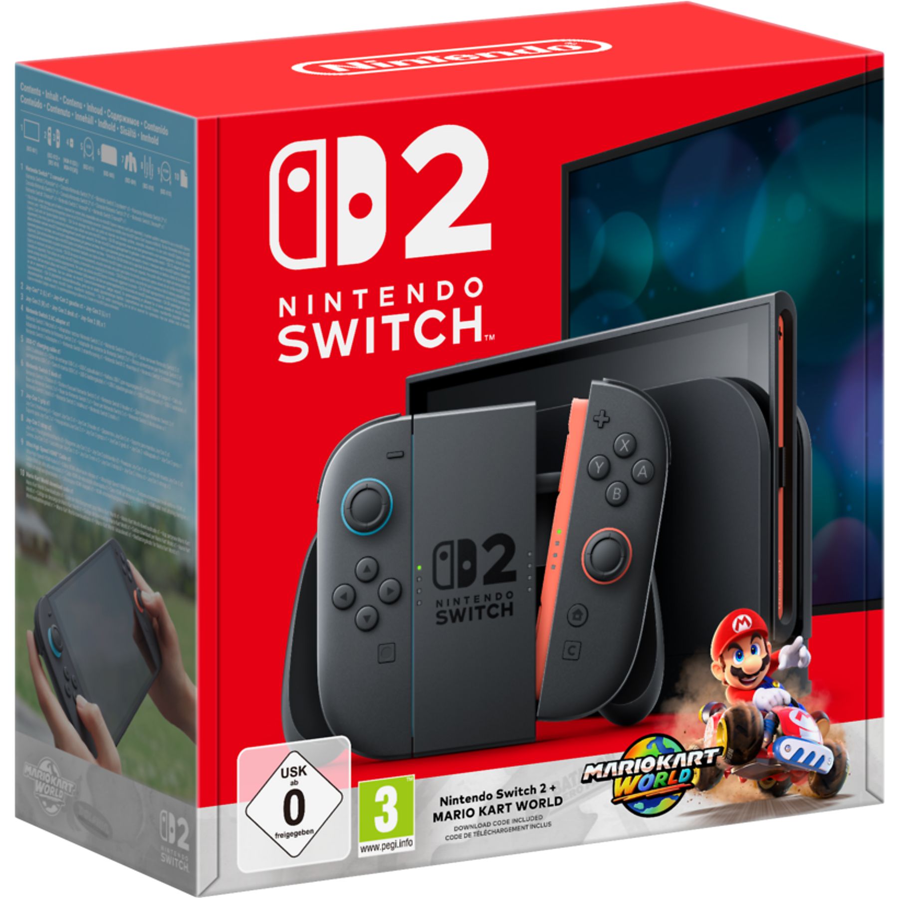 Pack Console Nintendo Switch 2 Noir + Mario Kart World Nintendo Switch 2