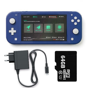 Nintendo Switch Lite Bleue Flashée – Occasion + 20 Jeux + Emulateurs