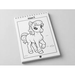 Le Petit Artiste Coloriage – 50 Animaux Adorables – Livre de Coloriage A4 à Spirale dès 2 Ans